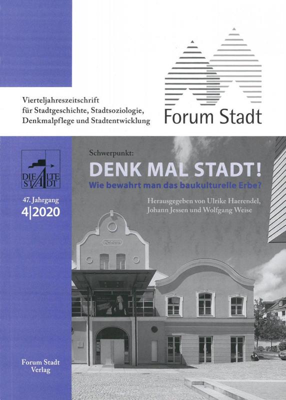 Titelbild Die alte Stadt Ausgabe Denk Mal Stat