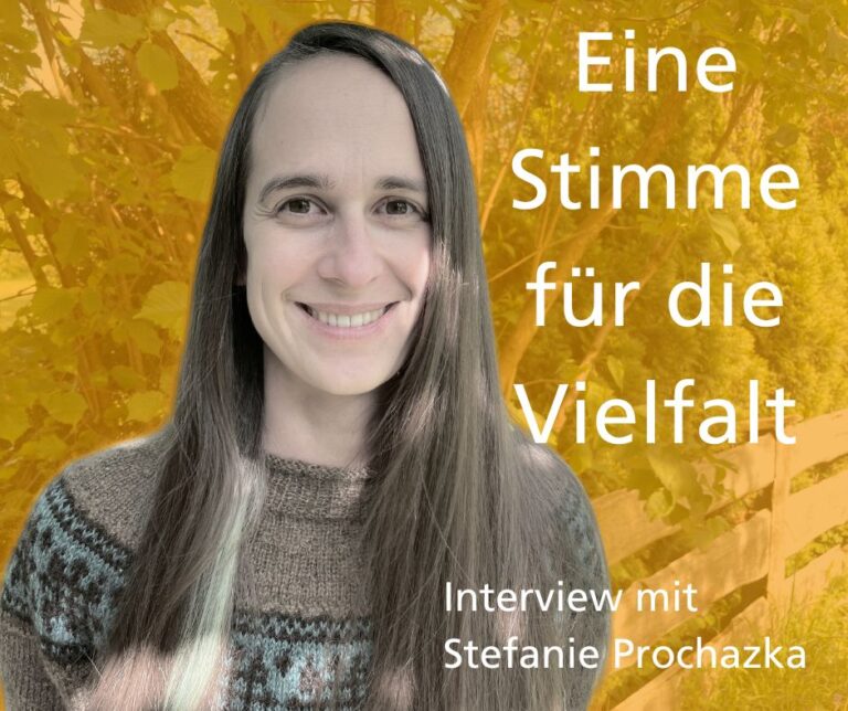 Bild Stefanie Prochazka mit "Eine Stimme für die Vielfalt"
